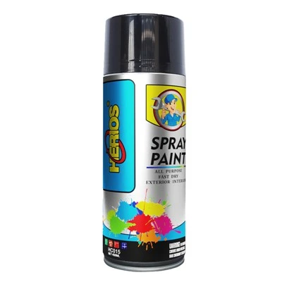 black spray paint